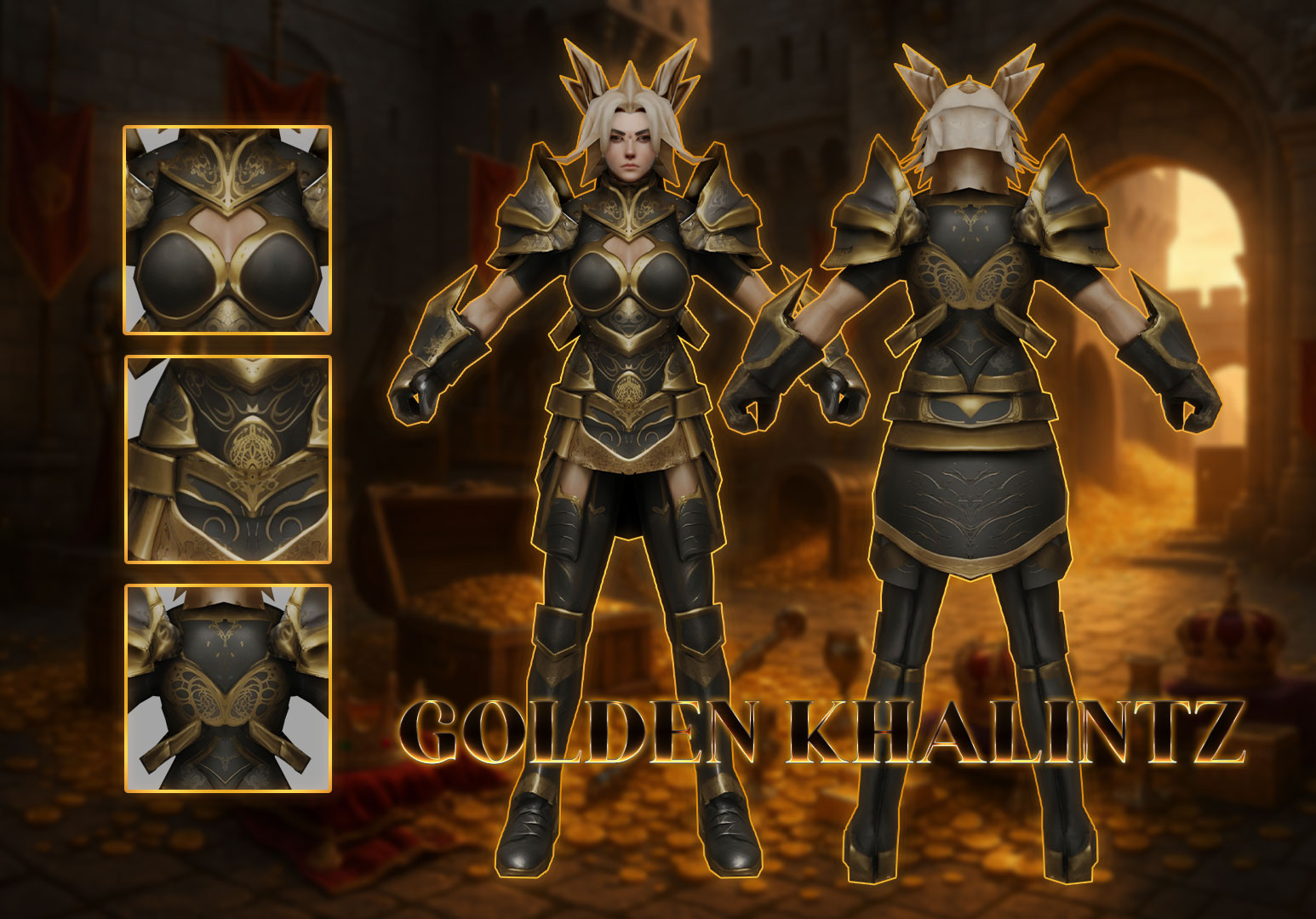 Black Khalitz Woman (F) Banner