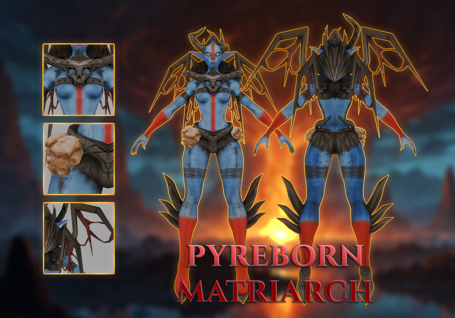 Pyreborn Matriarch Banner