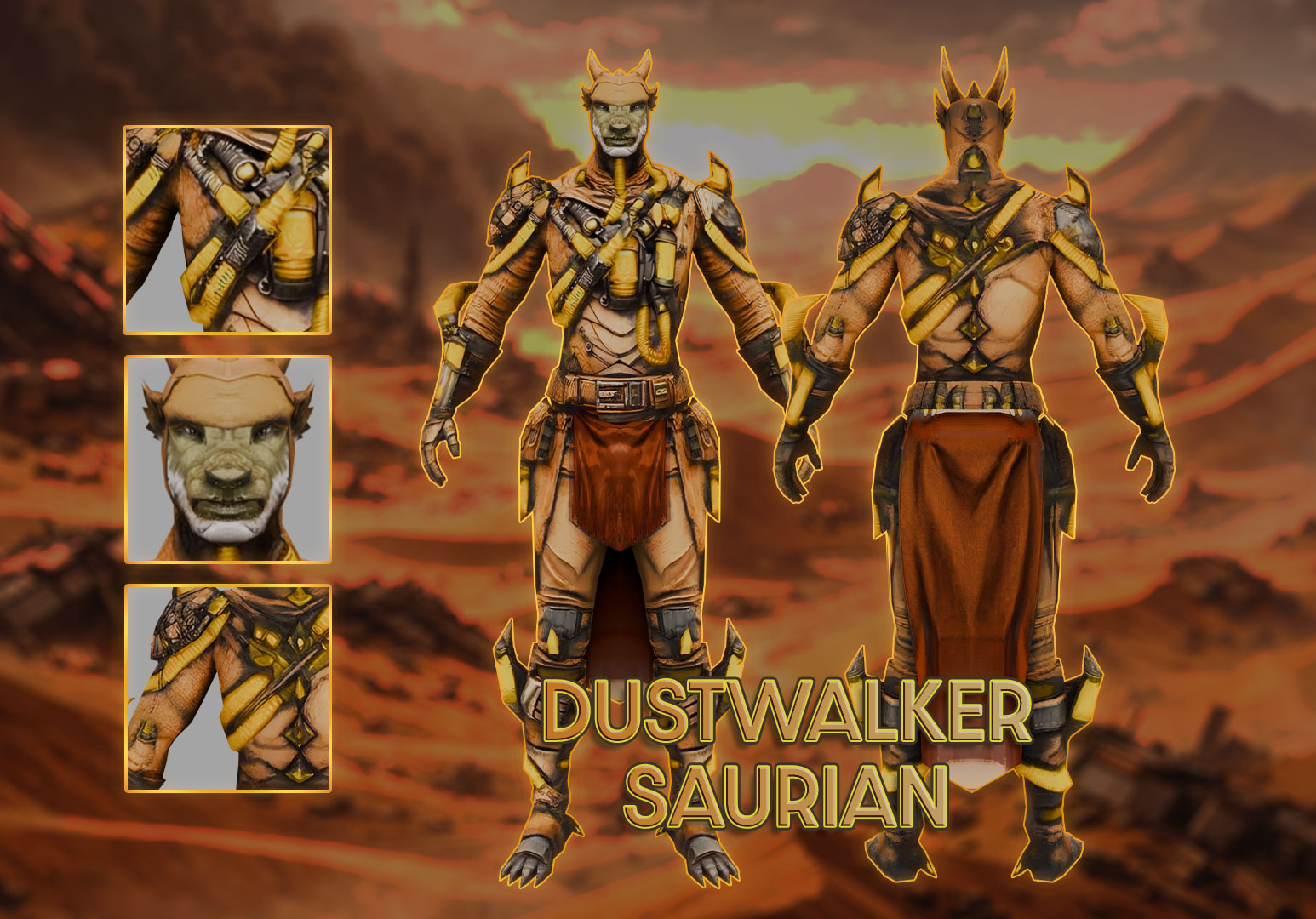 Dustwalker Saurian (M) Banner