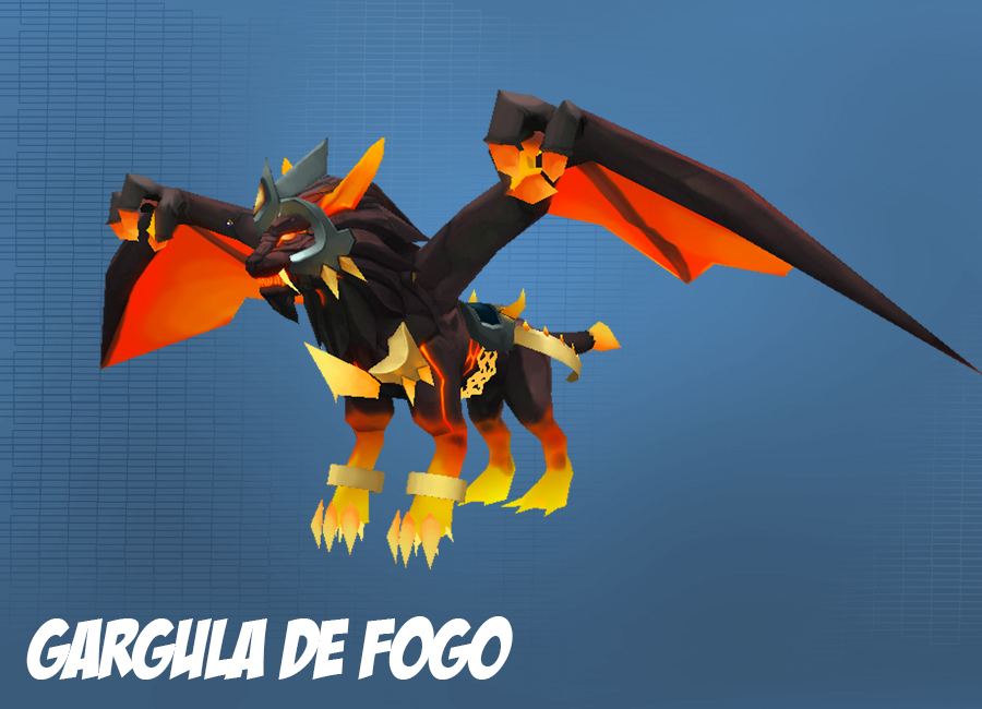 banner skins gargula fogo